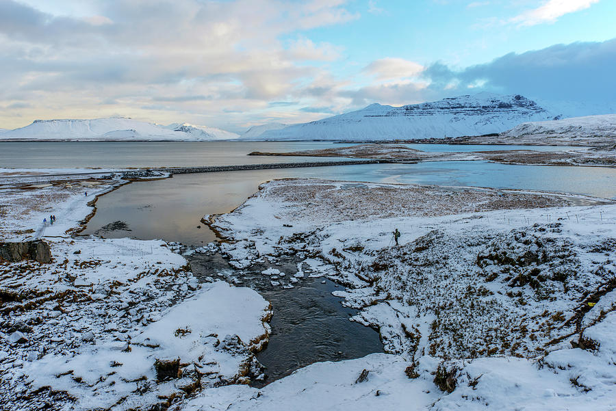 Winter Photograph - Wintertime near Kirkjufell, Iceland by Dubi Roman