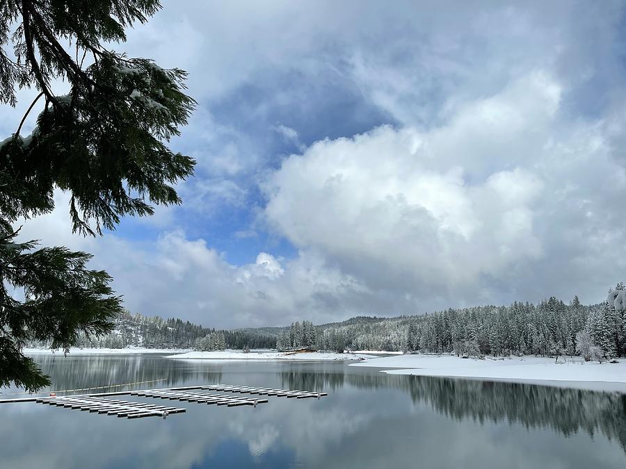 Wintery Lake Photograph by Beverly Read