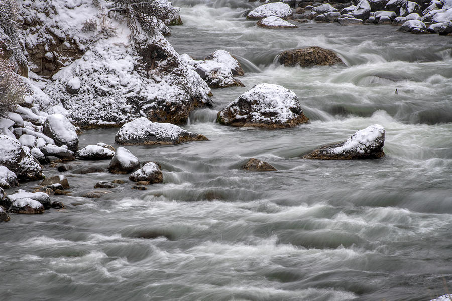 Wintery Rapids Photograph by Paul Freidlund