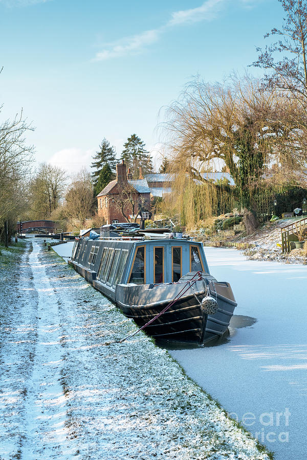 Wintry Canal Photograph by Tim Gainey