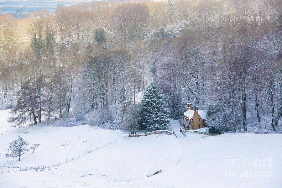 Wintry Cottage Photograph by Tim Gainey