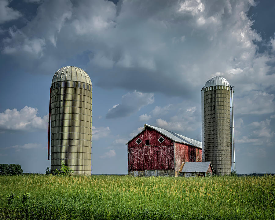 Wisconsin Farms Photograph by Laura Hedien
