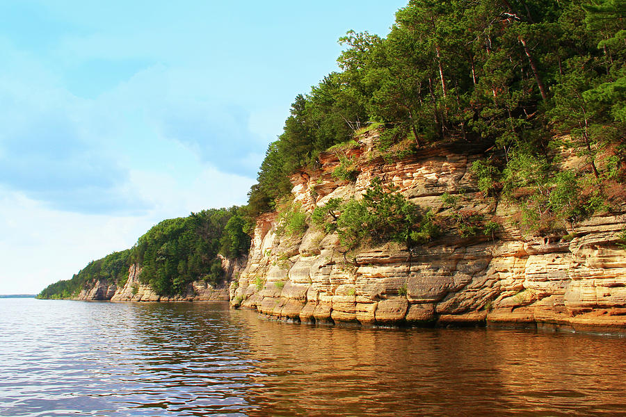 Wisconsin River Bluffs Photograph by Dawn Richards