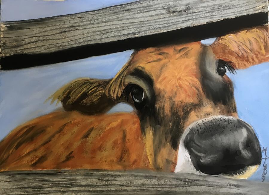 Wise One Pastel by Michele Turney