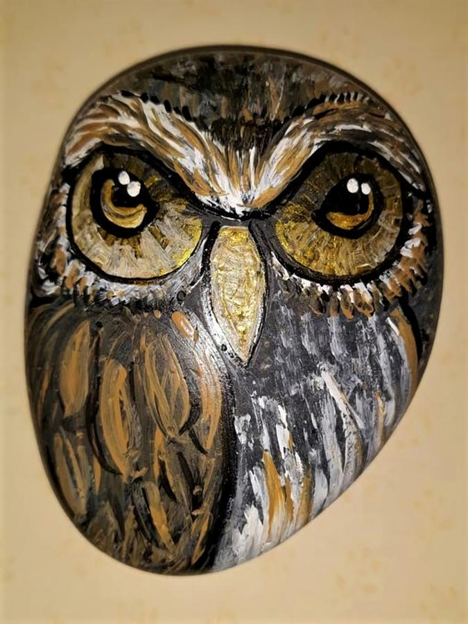 Wise Owl Painting Poster Copy Painting by Wilkinson Hughes - Fine Art ...