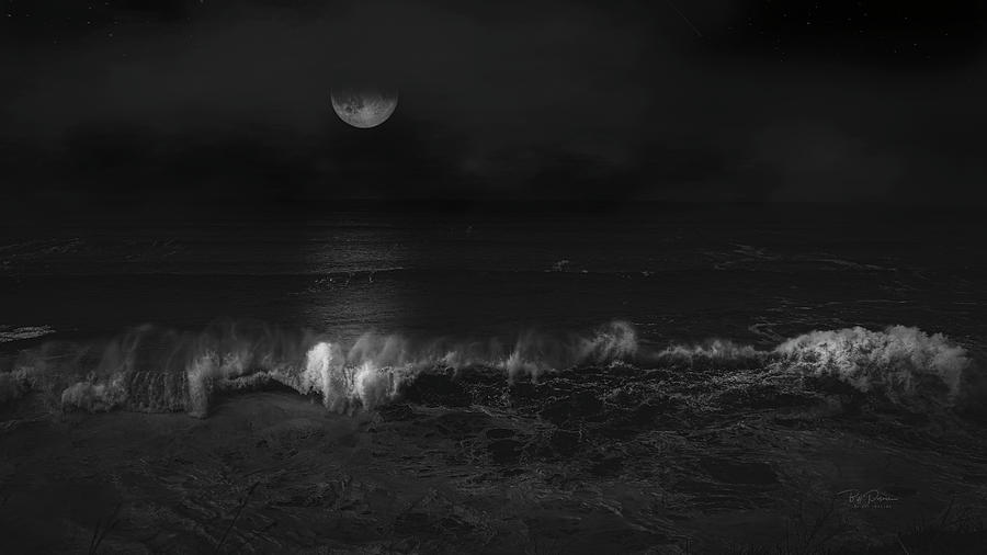 Wish Upon a coastal moon Photograph by Bill Posner