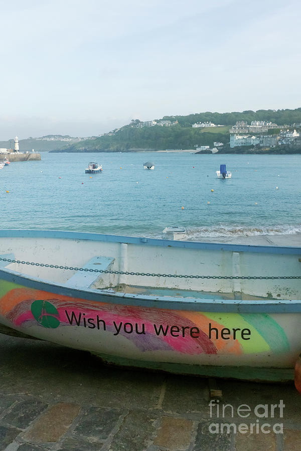 Wish You Were Here In St Ives Photograph