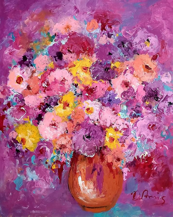 Wishing on a Flower Painting by Vivian Amis - Fine Art America