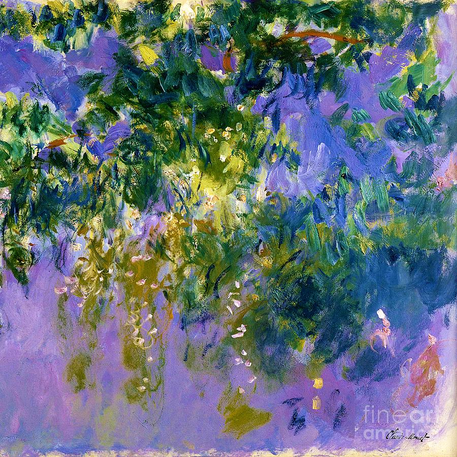 Wisteria 1. Painting by Claude Monet