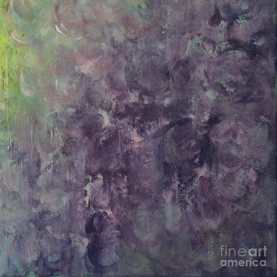 Wisteria Abstract I Painting by Jane See