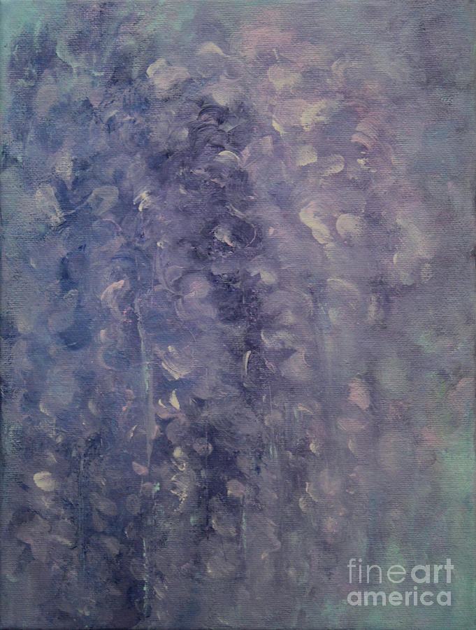 Wisteria Abstract IV Painting by Jane See