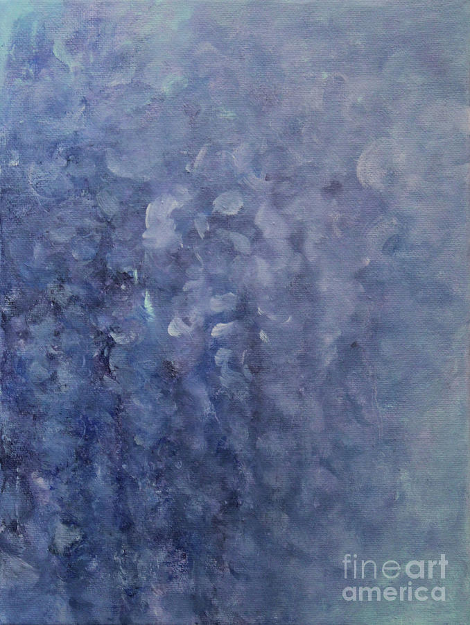 Wisteria Abstract VI Painting by Jane See