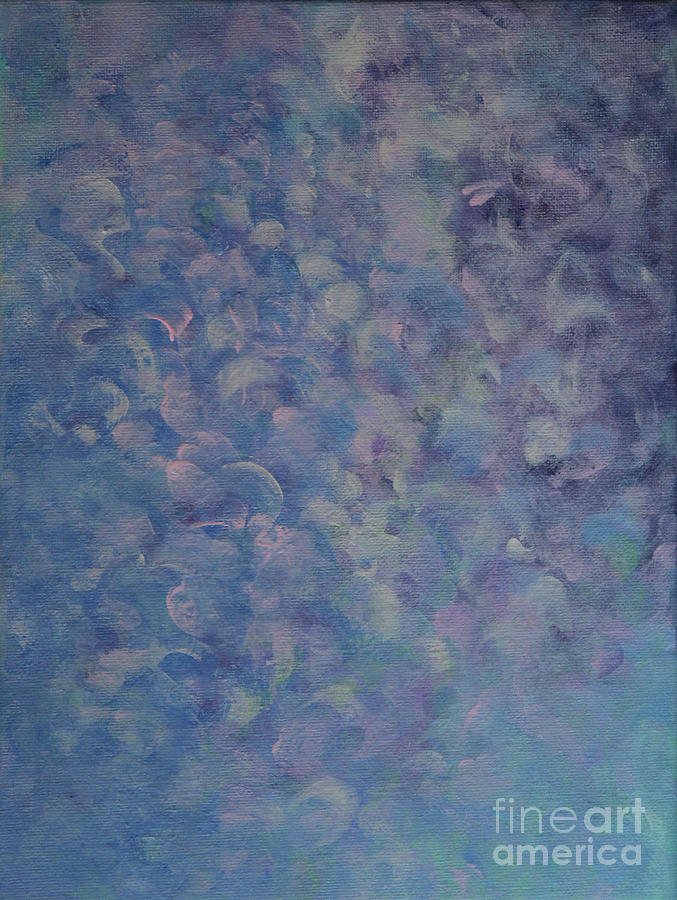 Wisteria Abstract VII Painting by Jane See