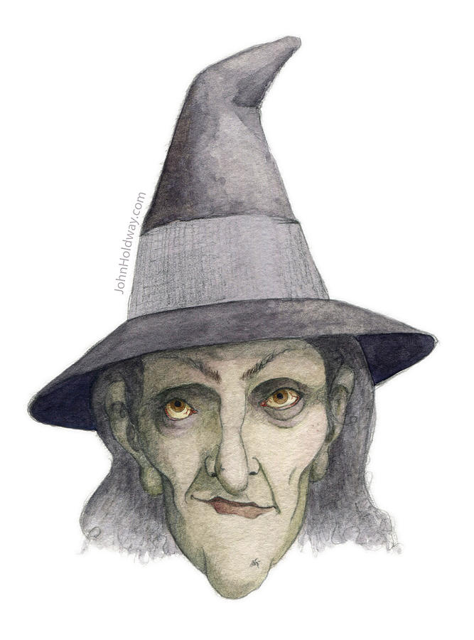 Witch Painting by John Holdway