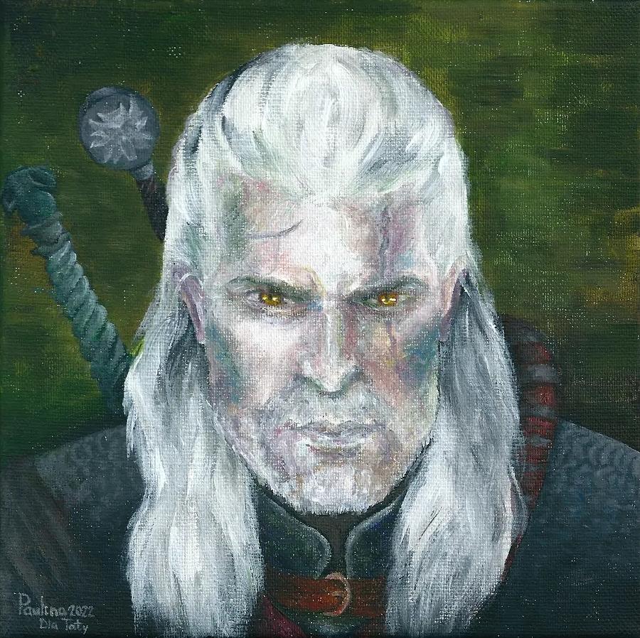 Witcher Painting by Paulina Fydryszewska Fine Art America
