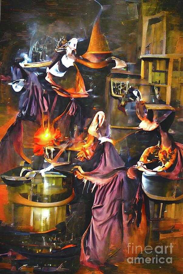 Witches Brew Digital Art by Vixenfly Forbes