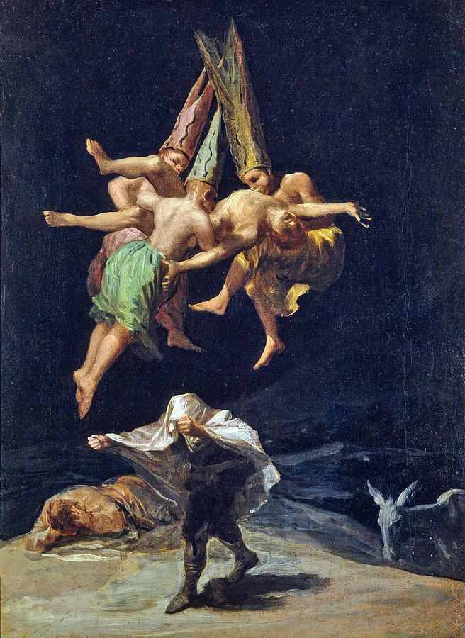 Witches Flight Painting by Long Shot