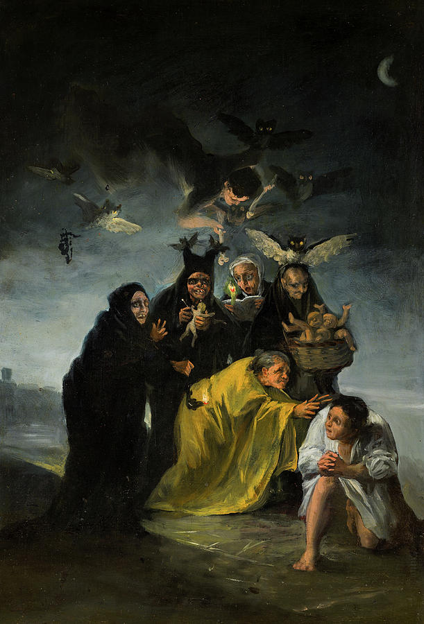 Magic Painting - Witches Sabbath, Las Brujas by Francisco de Goya