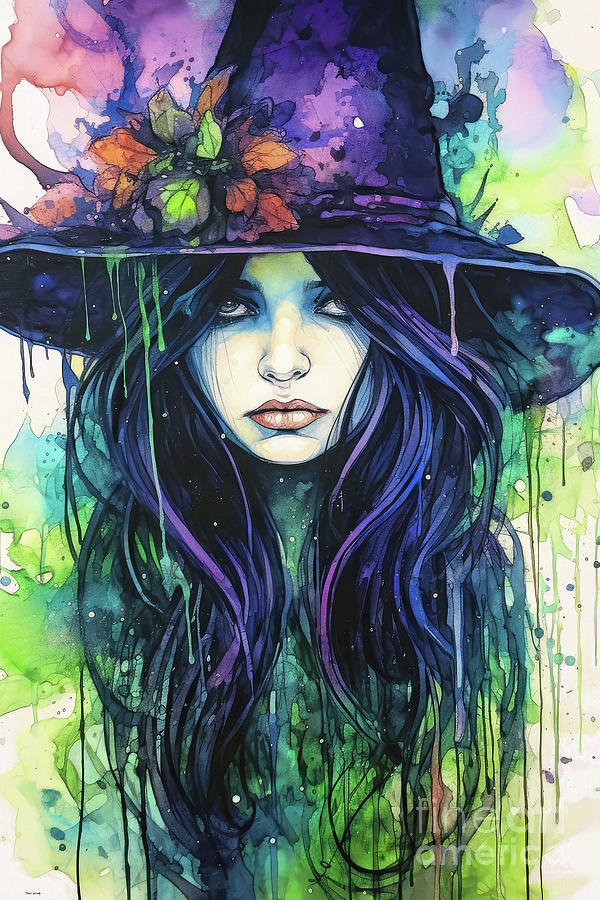 Witchy Woman Painting by Tina LeCour