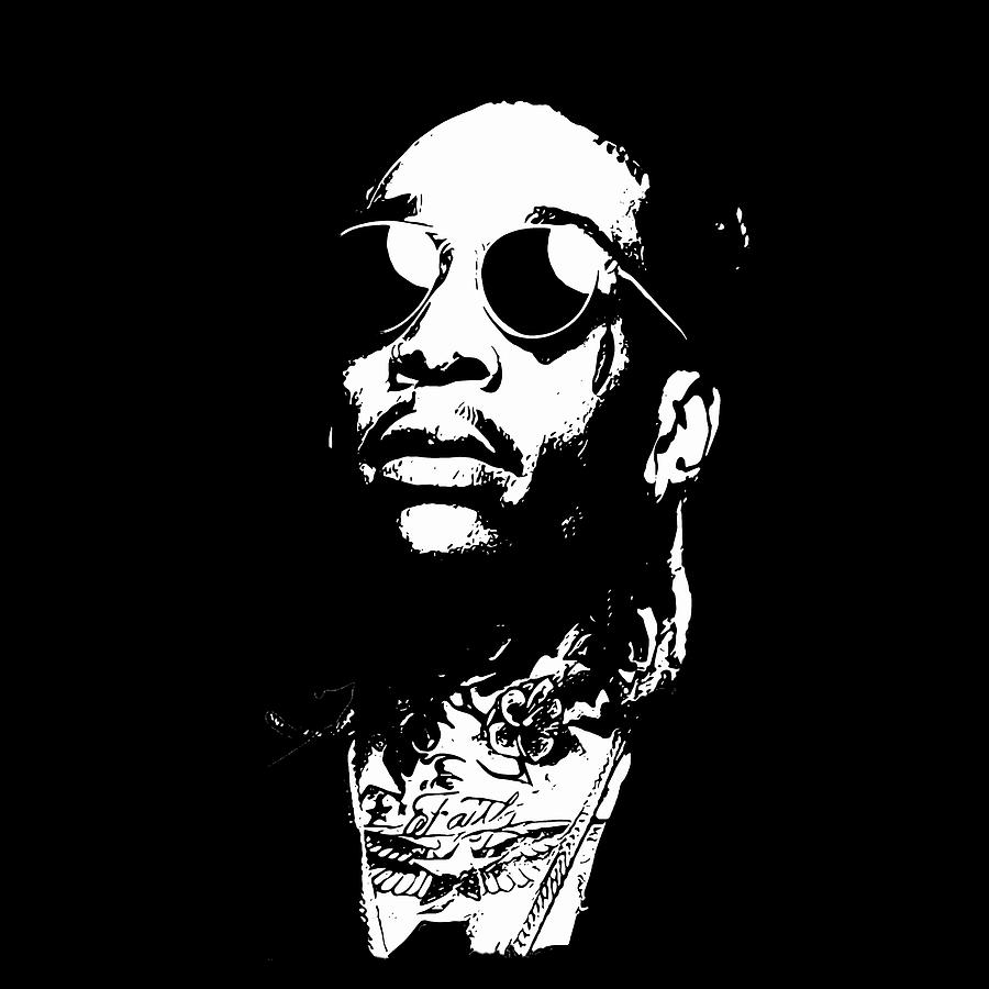 Wiz Khalifa Digital Art by Thomas Carrigan