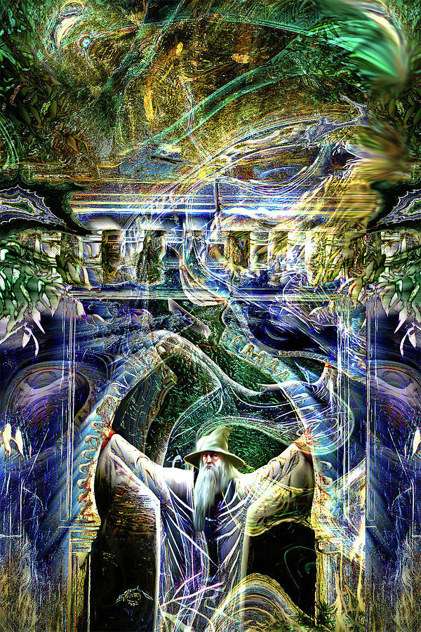 Wizard 3 Digital Art by Lisa Yount Wizard 3 Digital Art by Lisa Yount