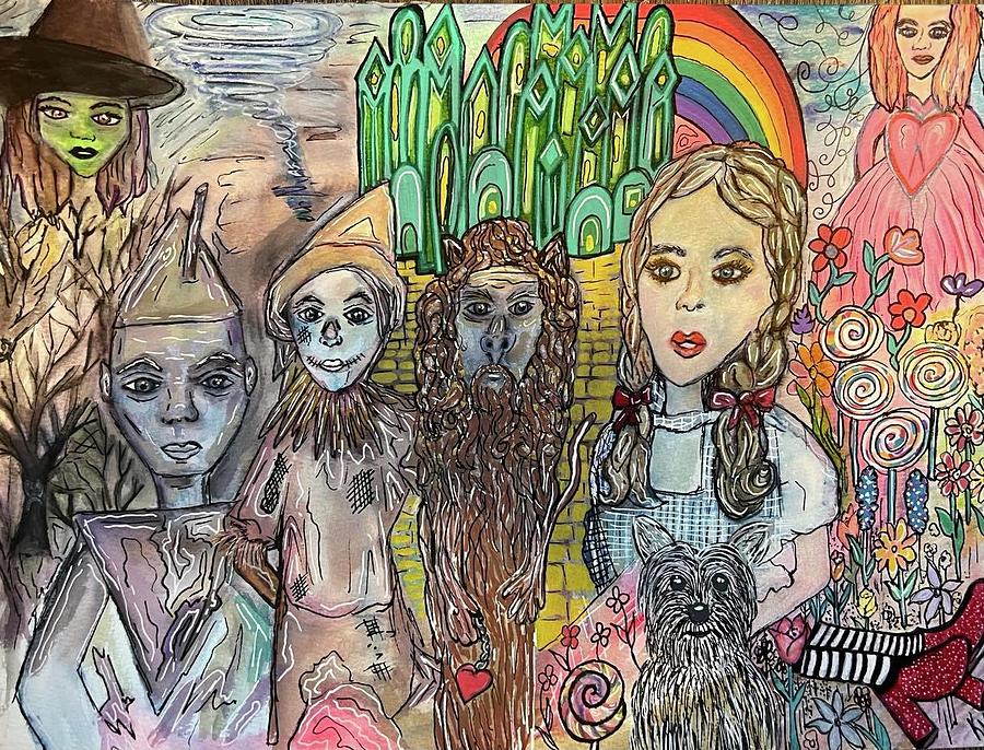 Wizard of Oz Painting by Katie Kruk - Fine Art America