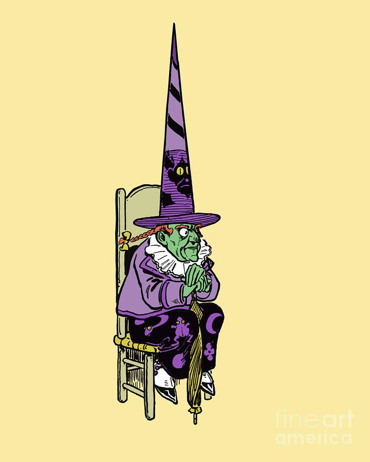Halloween Digital Art - Wizard of oz wicked witch of the west by Madame Memento