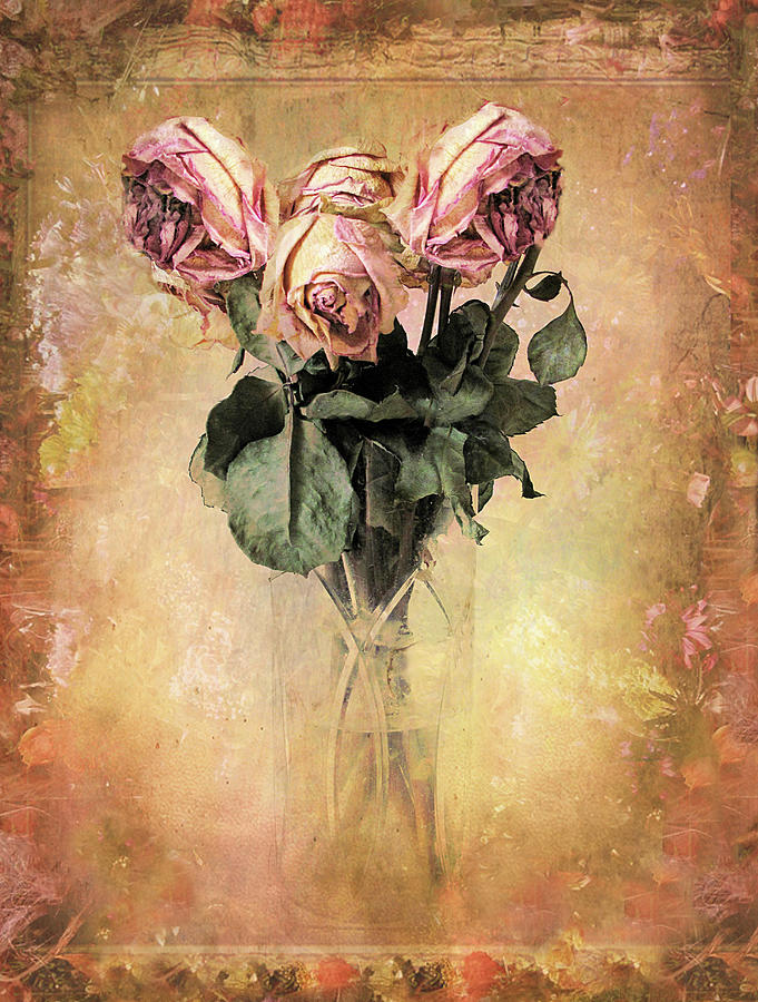 Still Life Vintage Rose Photograph by Jessica Jenney