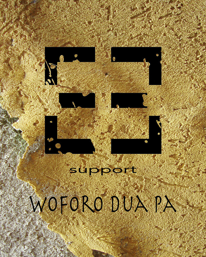 Woforo Dua Pa Adinkra Symbol Digital Art by Kandy Hurley