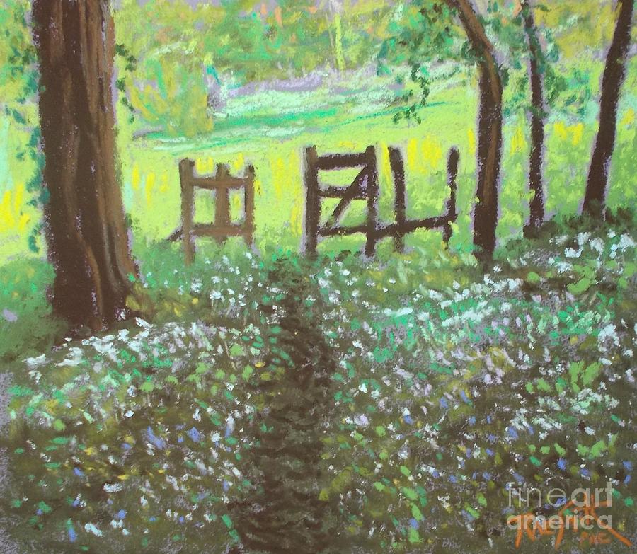 Wold Flowers  Pastel by Rae  Smith PAC