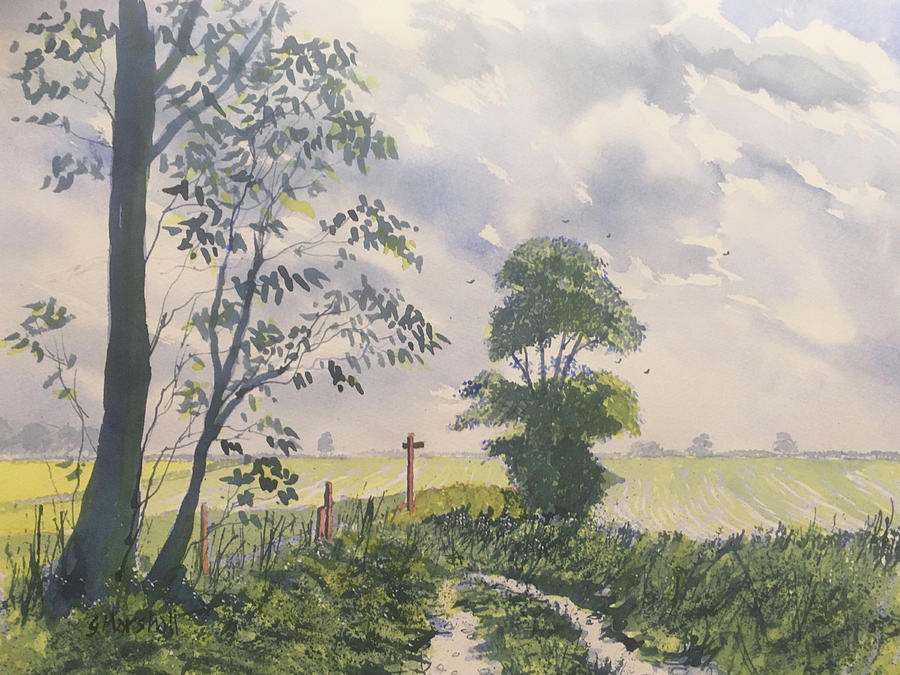 Woldgate from Zig Zag Wood Painting by Glenn Marshall