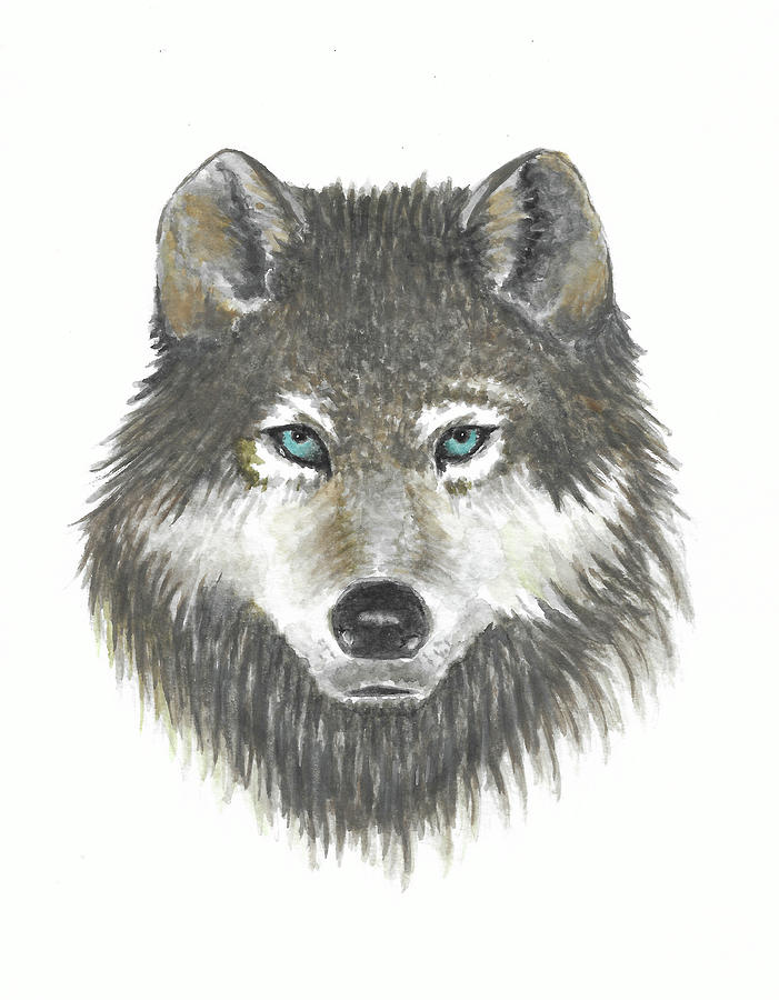 Wolf #4 Painting