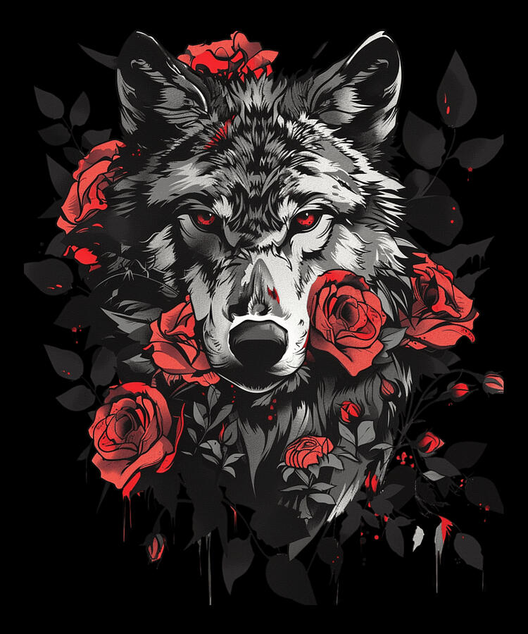 Nature Digital Art - Wolf Captive Breeding by Lotus-Leafal