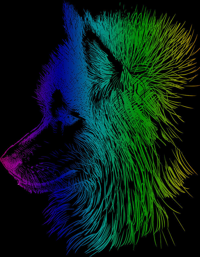 Wolf Digital Art By Jacob Zelazny Fine Art America 