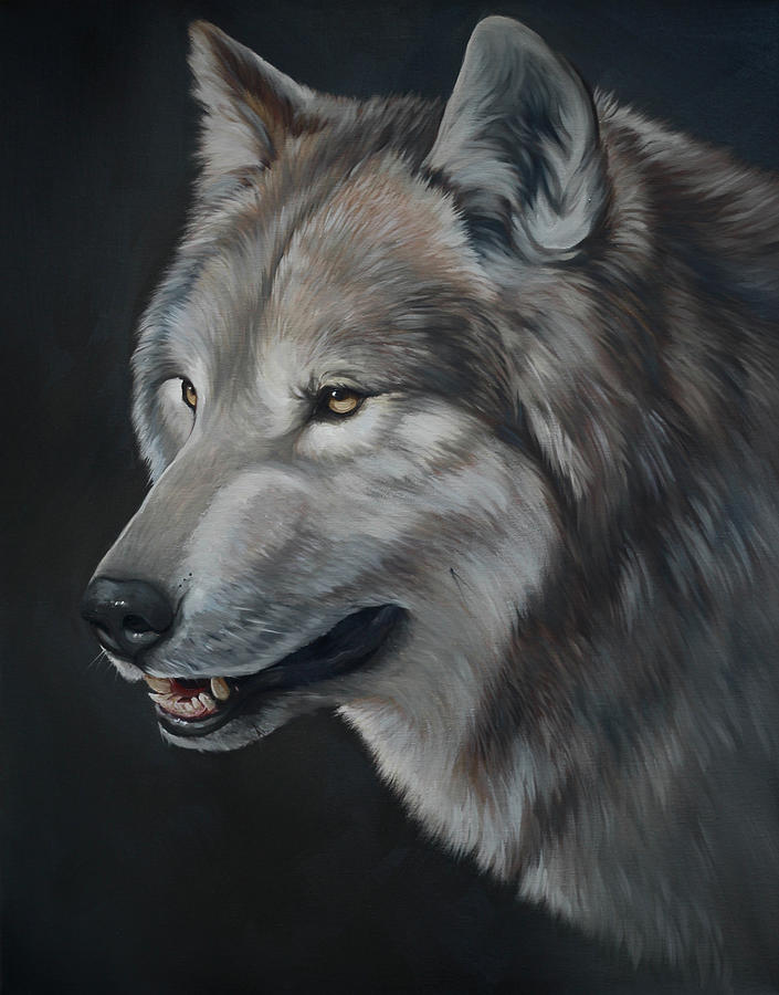 Wolf Painting by Jordan Slater - Fine Art America