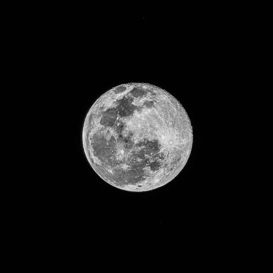 Wolf Moon 2022... Photograph by David Choate