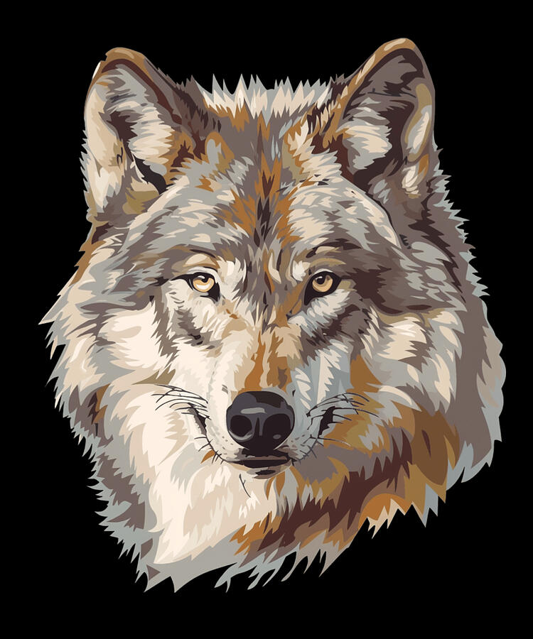 Nature Digital Art - Wolf Predation Strategies by Robertz-schuler