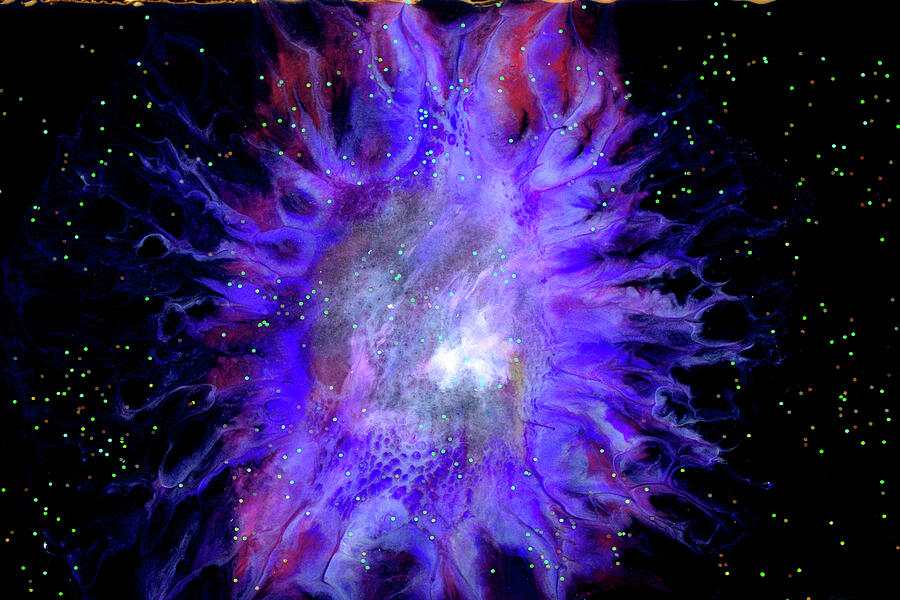Wolf-Rayet 124 Painting by Angela Brunson Wolf-Rayet 124 Painting by Angela Brunson