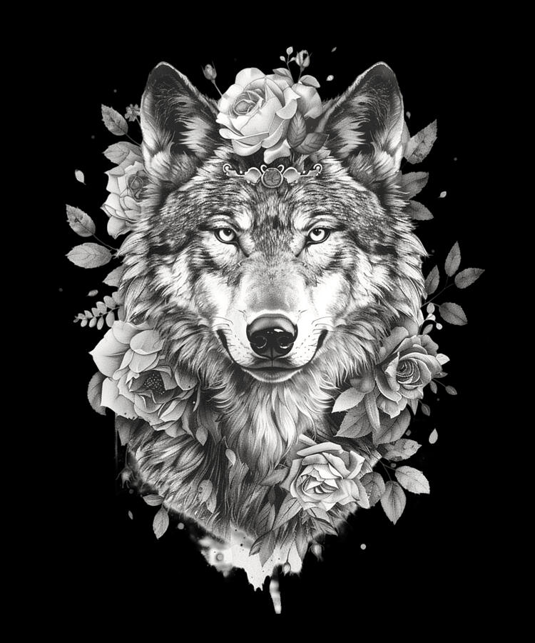 Nature Digital Art - Wolf Threat Mitigation by Lotus-Leafal