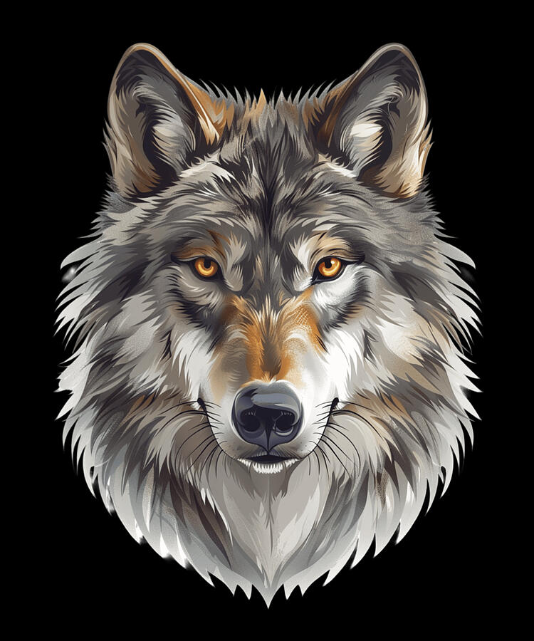 Nature Digital Art - Wolf Vocalization Studies by Robertz-schuler