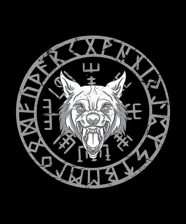 viking wolf symbol