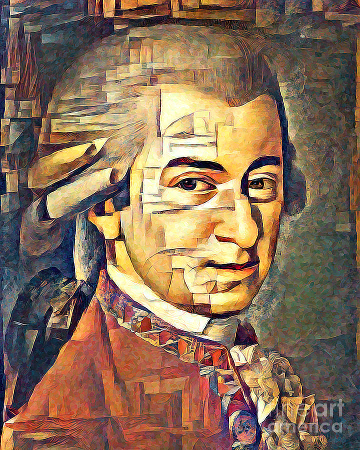 Wolfgang Amadeus Mozart Contemporary Art 20210721 Photograph by Wingsdomain Art and Photography