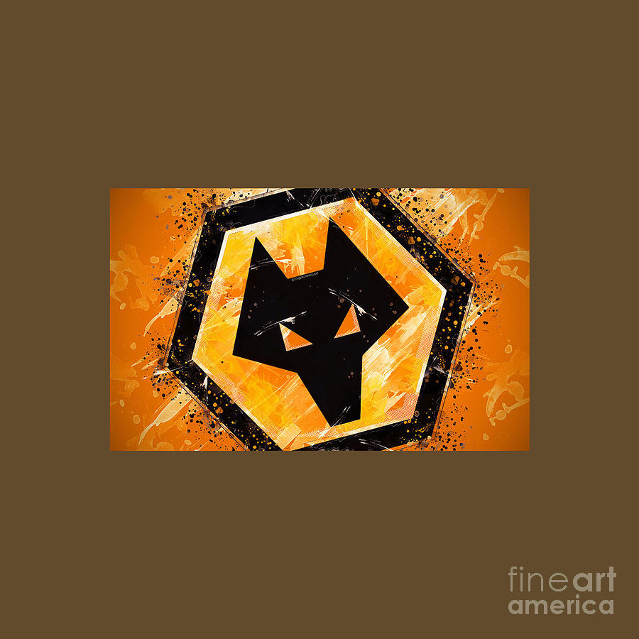 Wolverhampton Wanderers Fc Wolves Fc 4k Paint Art Logo Creative English 