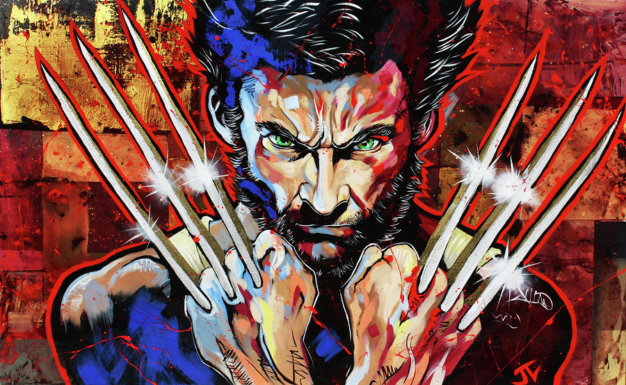 Wolverine Painting by Jay V Art