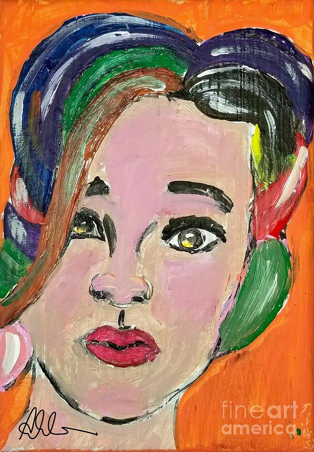 Woman 5 Painting by Ania M Milo