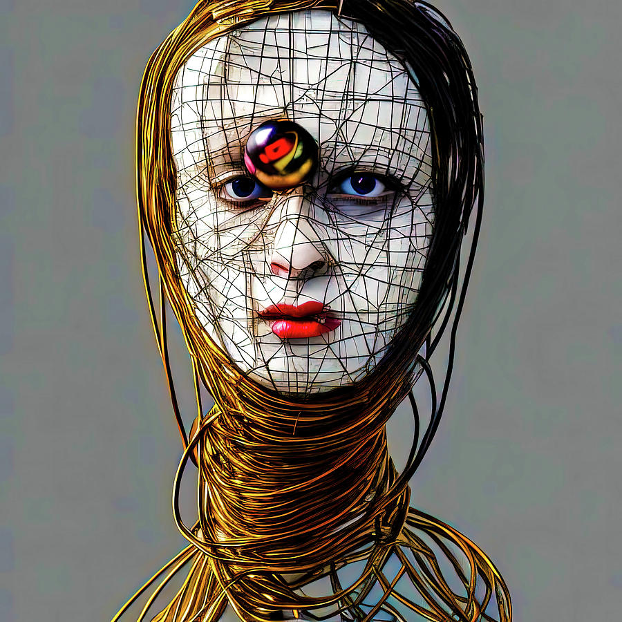 Woman 7 Digital Art by David Ridley - Fine Art America