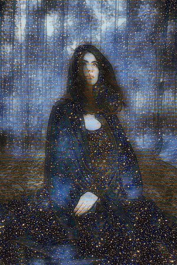 Woman Alone  Digital Art by Dan Twyman