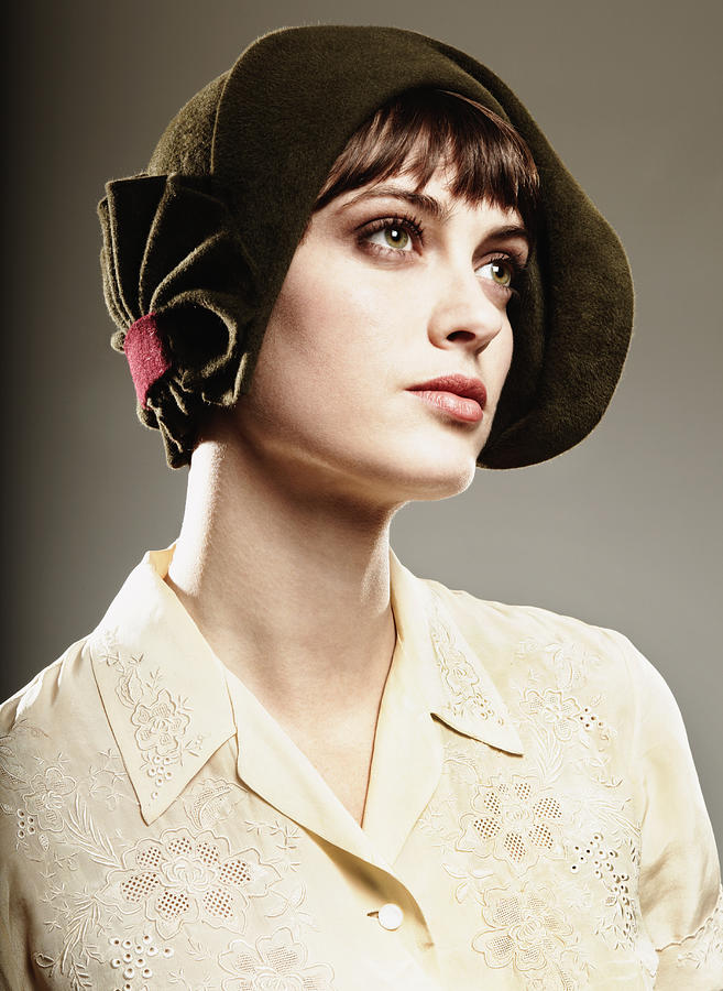 Woman dressed in vintage clothing Photograph by SuperflyImages