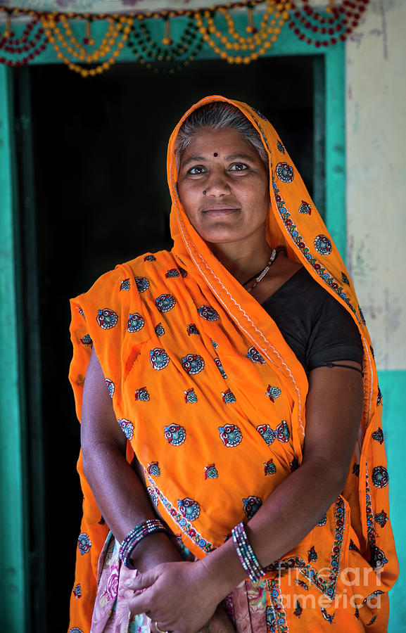 Woman from Rajasthan Photograph by Erin Marie Davis