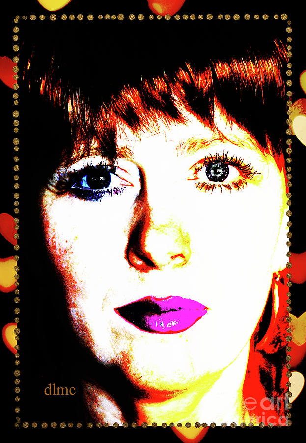 Woman Hard Mix Bokeh Digital Art by Donna L Munro